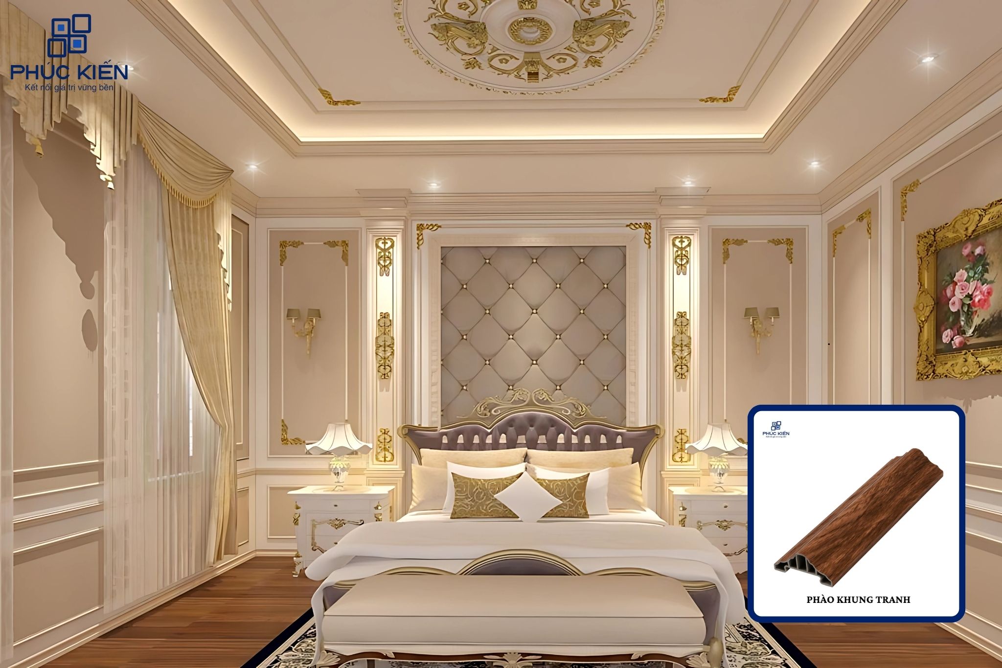 pháo chỉ ốp tường