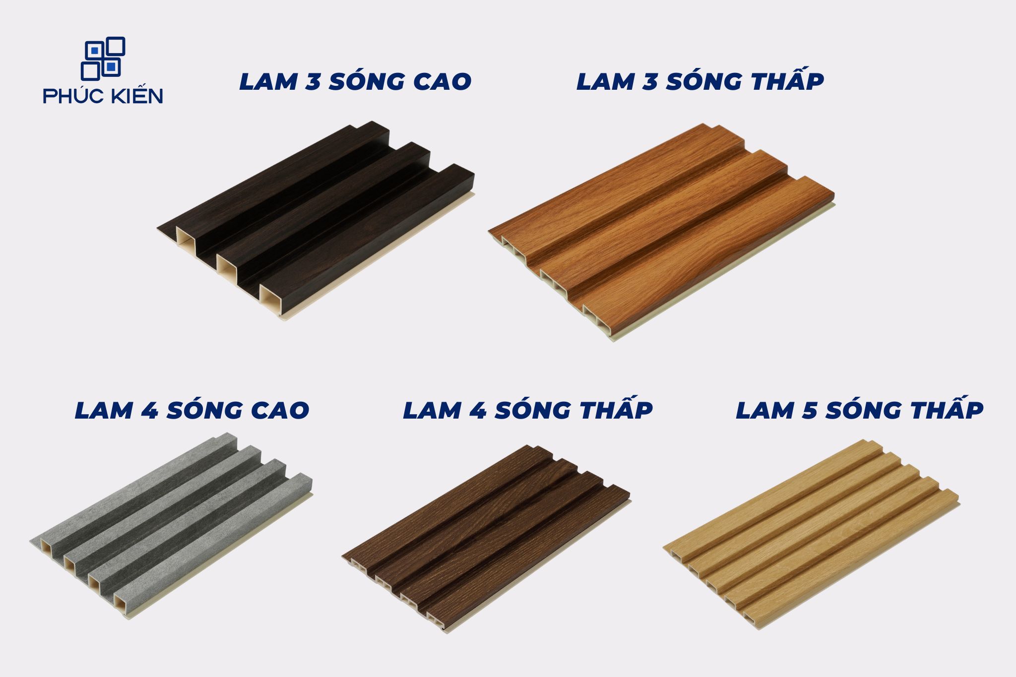 Tấm nhựa ốp tường lam sóng