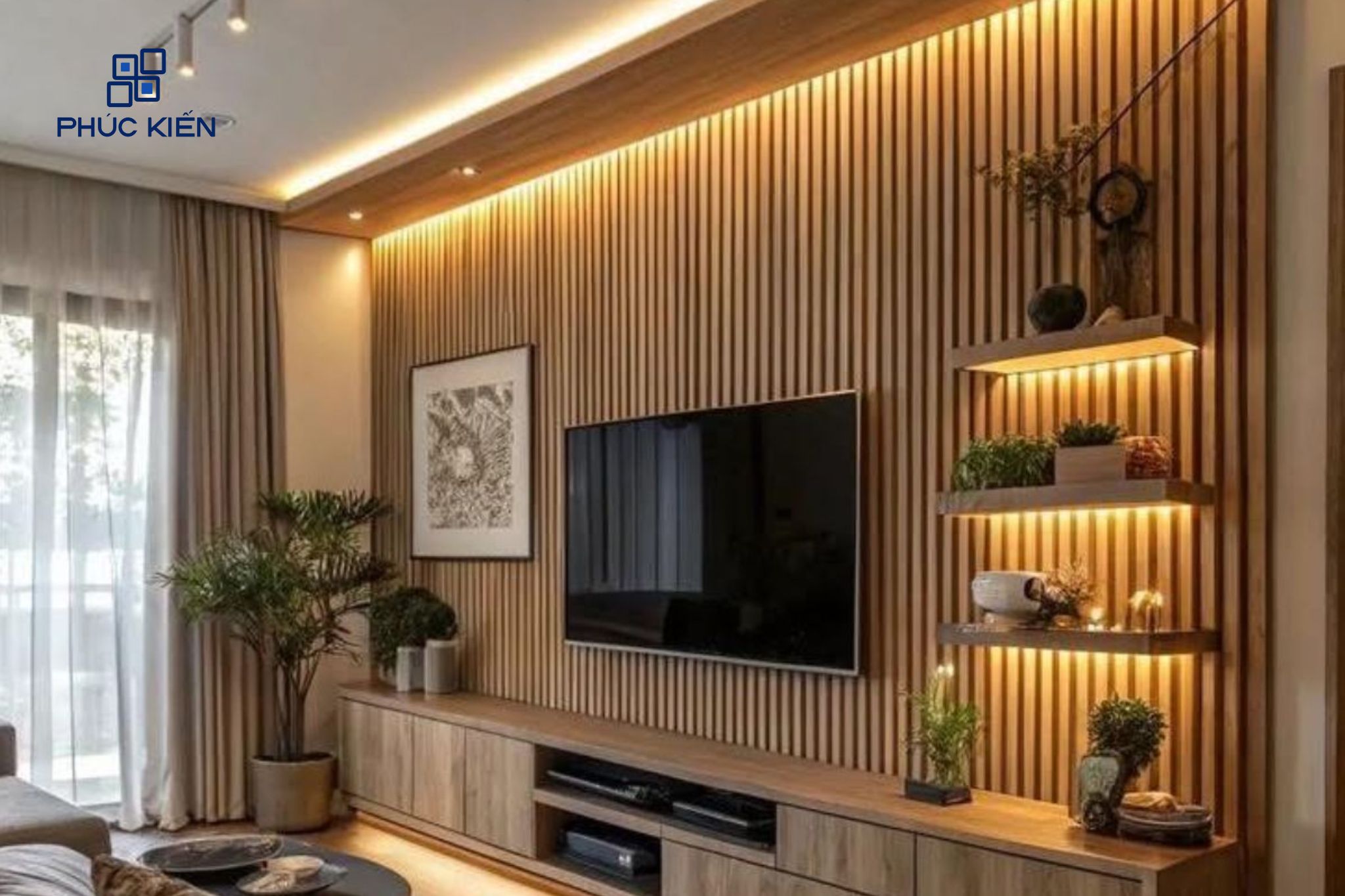tấm nhựa ốp tường lam sóng