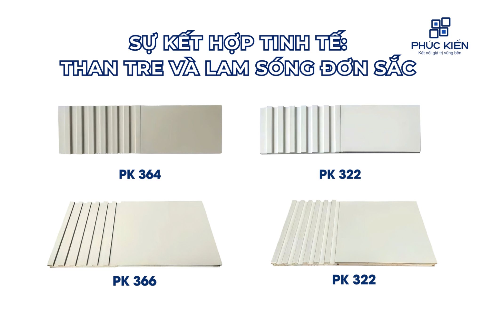 tấm ốp tường màu trắng