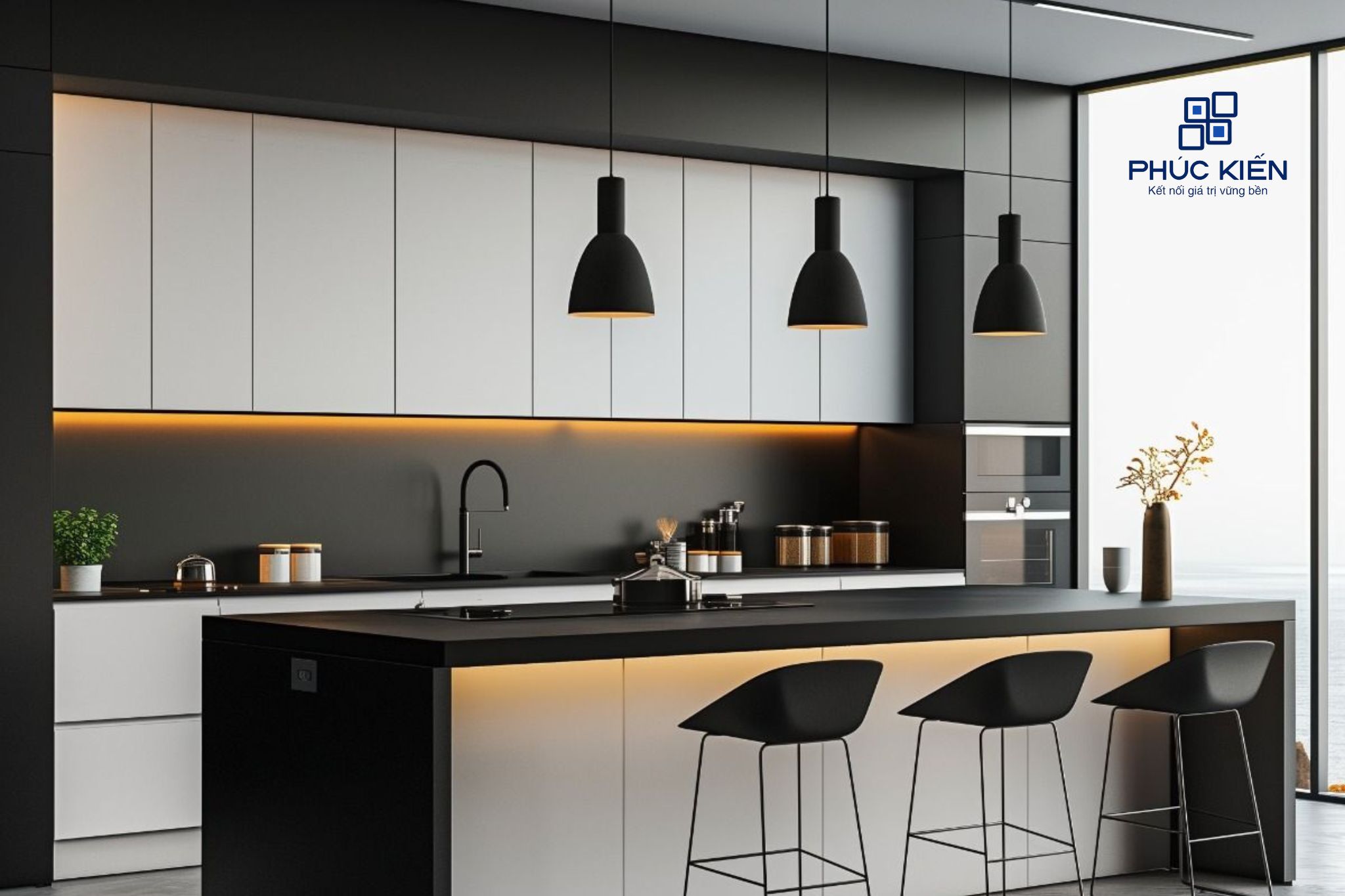 tấm ốp tường màu trắng