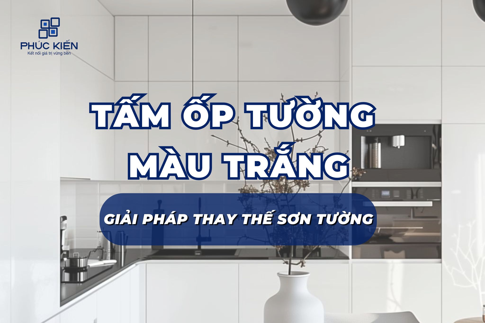 tấm ốp tường màu trắng